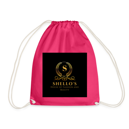 Shello Adventure Ready Drawstring Bag: Carry Your Essentials in Style - fuchsia