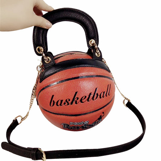 Playful Luxury: Basketball-Inspired Women's Messenger Bag for Fashion Aficionados - Premium  from Shello's House of Fashion and Beauty - Just £42.32! Shop now at Shello's House of Fashion and Beauty
