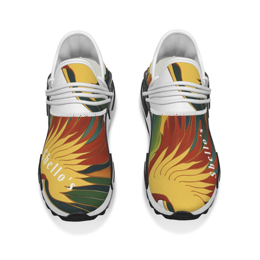 Printed Unisex Mesh Sneakers by Shello's: Your Perfect Running Companion - Premium Unisex Trainers from Shello's House of Fashion and Beauty - Just £55.50! Shop now at Shello's House of Fashion and Beauty