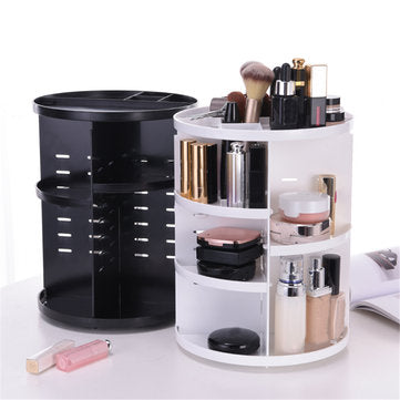 360° Rotating Cosmetic Makeup Organizer - Keep Your Beauty Essentials in Style - Premium Cosmetics 360 Rotating Storage from Shello's House of Fashion and Beauty - Just £27.89! Shop now at Shello's House of Fashion and Beauty