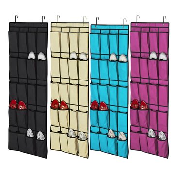 20 Grid Wall-mounted Shoe Rack and Multifunctional Clothes Storage Bag - Premium Shoe Storage Hanging Bag from Shello's House of Fashion and Beauty - Just £23.08! Shop now at Shello's House of Fashion and Beauty