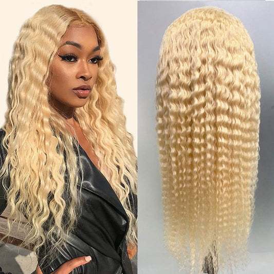 SunnyMay 30-inch 613 Honey Deep Wave Full Lace Human Hair Wig - Long Wavy Remy Hair - Premium Human Hair - Lace Front from Shello's House of Fashion and Beauty - Just £342.99! Shop now at Shello's House of Fashion and Beauty