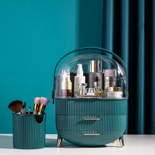Chic and Portable Cosmetic Storage Drawer - Your Fashionable Desktop Solution