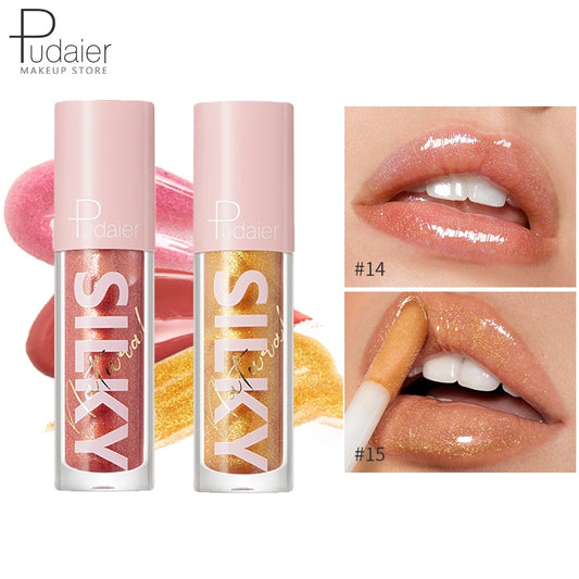 Pudaier 16-Color Hydrating Lipstick - Professional Lip Gloss for Gorgeous Lips