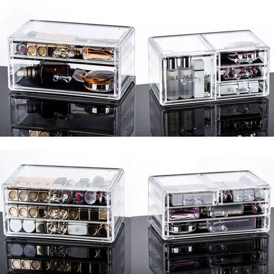 Glossy Modern Makeup Organizer: Stylish Storage for Your Cosmetics - Premium Other makeup essentials from Shello's House of Fashion and Beauty - Just £24.65! Shop now at Shello's House of Fashion and Beauty