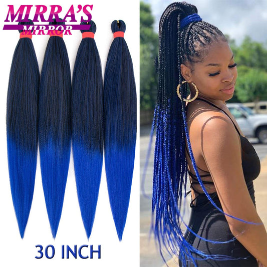 30-Inch Ombre Jumbo Braids Hair Extensions - Pre-Stretched Synthetic Braiding Hair - Shello's House of Fashion and Beauty