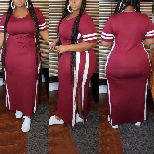 4XL 5XL Oversized Long Dress - 2022 African Ladies' Summer Fashion
