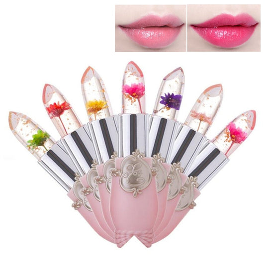 Crystal Jelly Flower Lipstick - Colour Changing and Moisturizing Lip Balm - Premium Lip Gloss from Shello's House of Fashion and Beauty - Just £10! Shop now at Shello's House of Fashion and Beauty