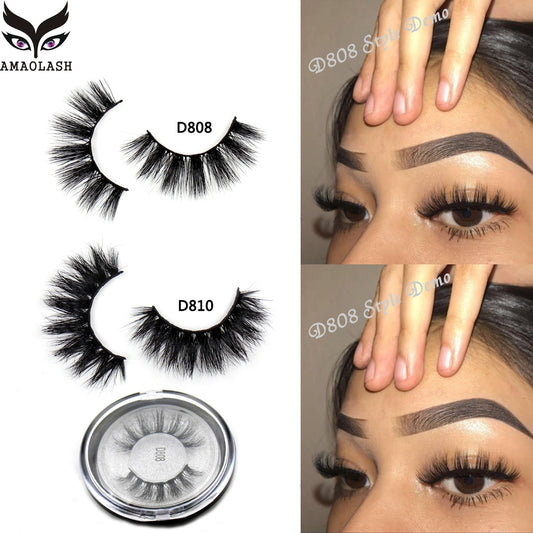 Enhance Your Eyes with AMAOLASH 3D Mink False Eyelashes: Cruelty-Free, Natural-Looking Extensions for Women - Premium Eye Lashes from Shello's House of Fashion and Beauty - Just £5! Shop now at Shello's House of Fashion and Beauty