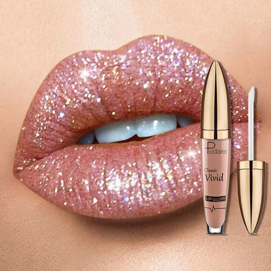 Dazzling Diamond Shimmer Lip Gloss Collection - 18 Mesmerizing Shades of Matte Elegance - Premium Lip Gloss from Shello's House of Fashion and Beauty - Just £10! Shop now at Shello's House of Fashion and Beauty
