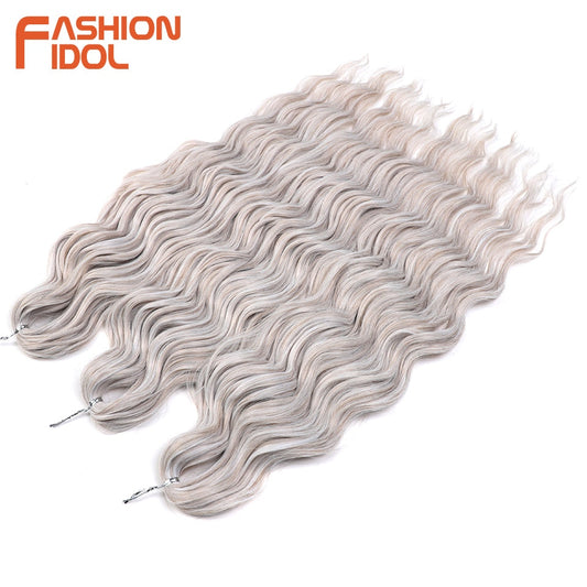 Anna Hair Synthetic Loose Deep Wave Braiding Hair Extensions - Premium Synthetic Braids from Shello's House of Fashion and Beauty - Just £25.99! Shop now at Shello's House of Fashion and Beauty