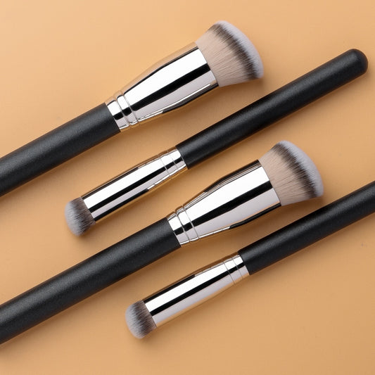 OVW Foundation Brush - Slanted Make Up Brush for Concealer, Blusher, BB Cream, and Contour - Premium Makeup Brush set from Shello's House of Fashion and Beauty - Just £12! Shop now at Shello's House of Fashion and Beauty